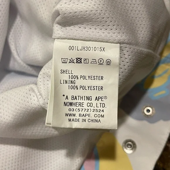 Bape OG Cotton Candy Button Up Shirt Jacket